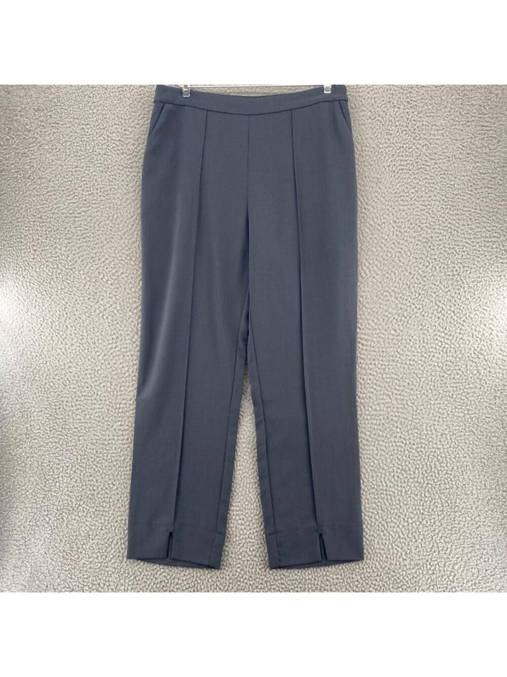 Lulus Pants Womens Extra Large Gray Straight Leg High Rise Trousers Pockets NWT